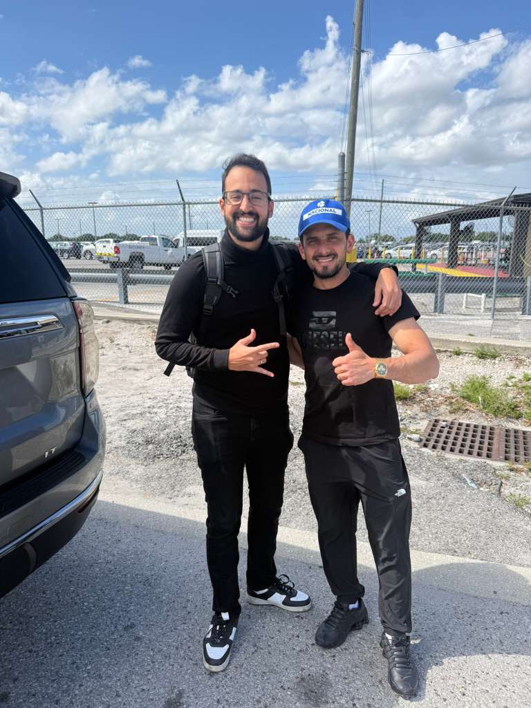 Betinho e Fernando no leilão